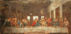 Last Supper Before Restoration